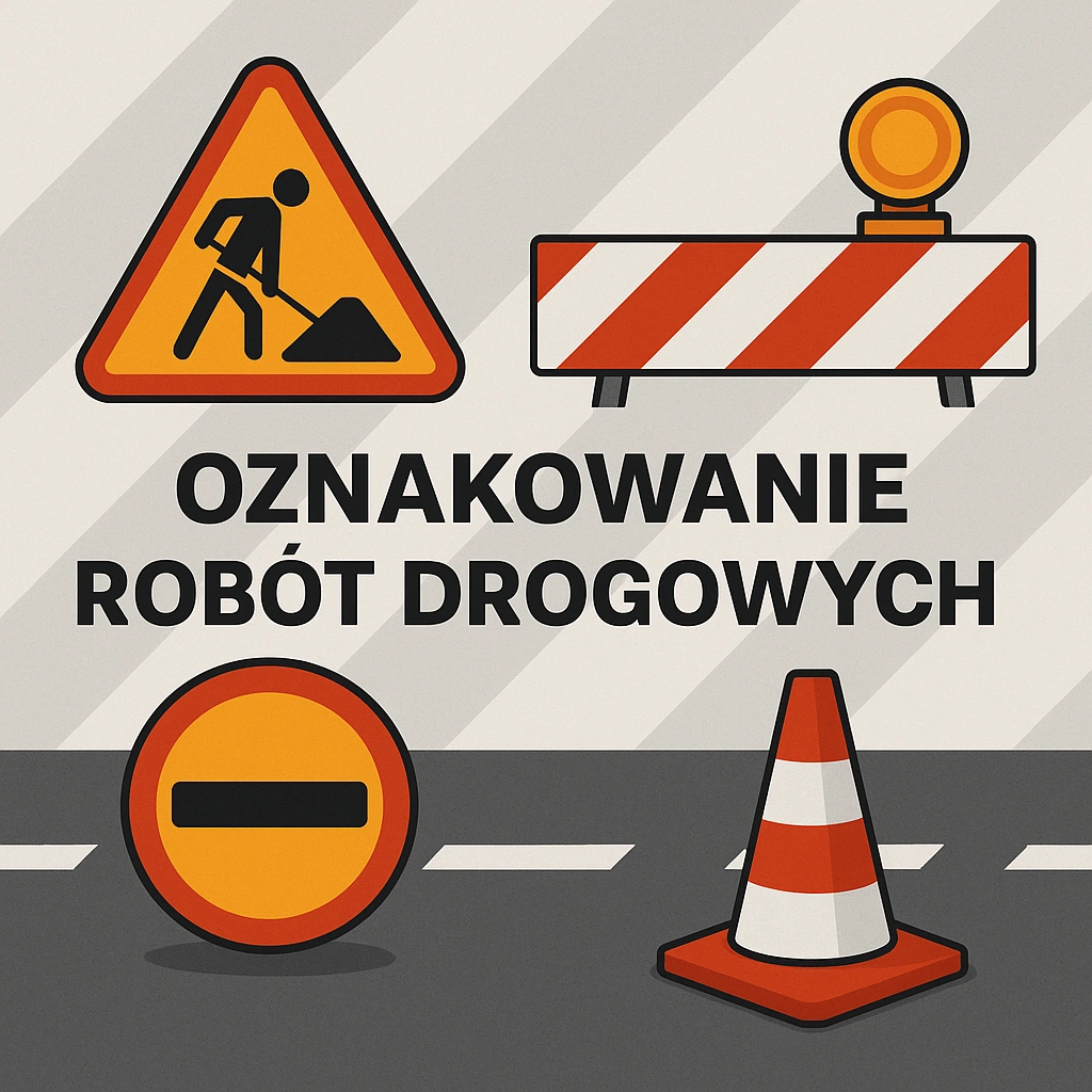 Oznakowanie robót drogowych